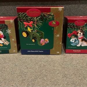 Collectible ornaments John Deere
